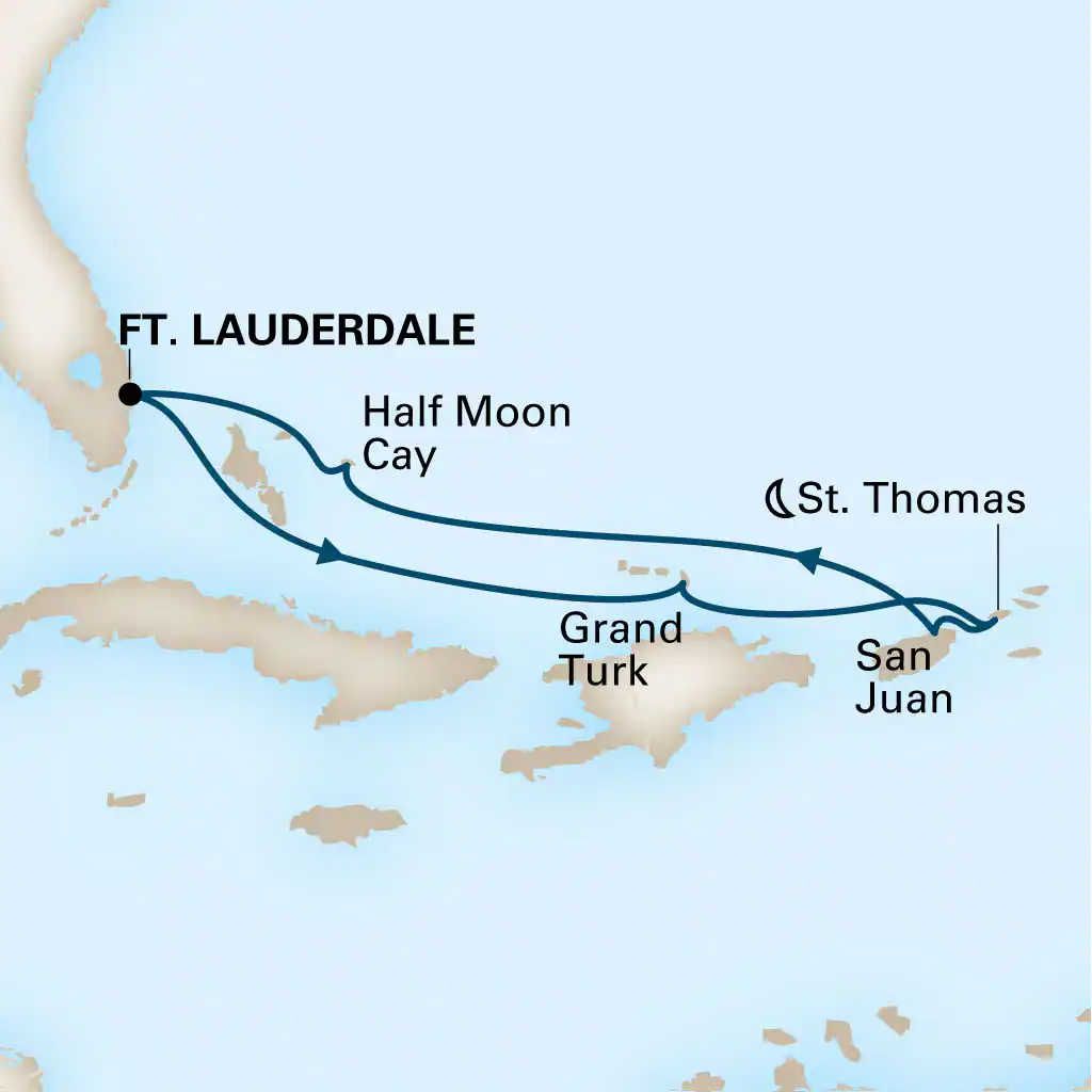 Thomas John At Sea With Spirit: The Soul Expansion Voyage cruise itinerary